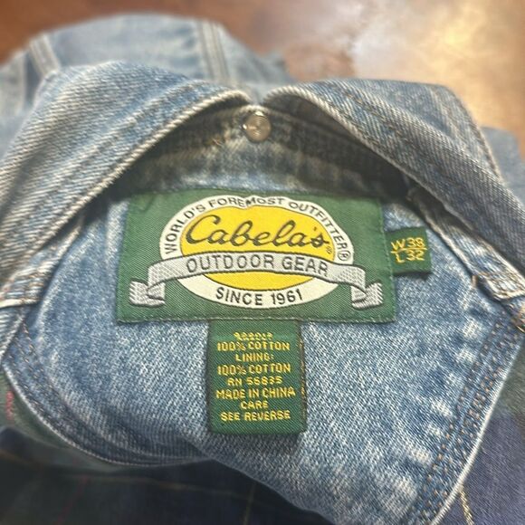 Cabela’s insulated bib overalls 38x32 (1685B) - Picture 5 of 5